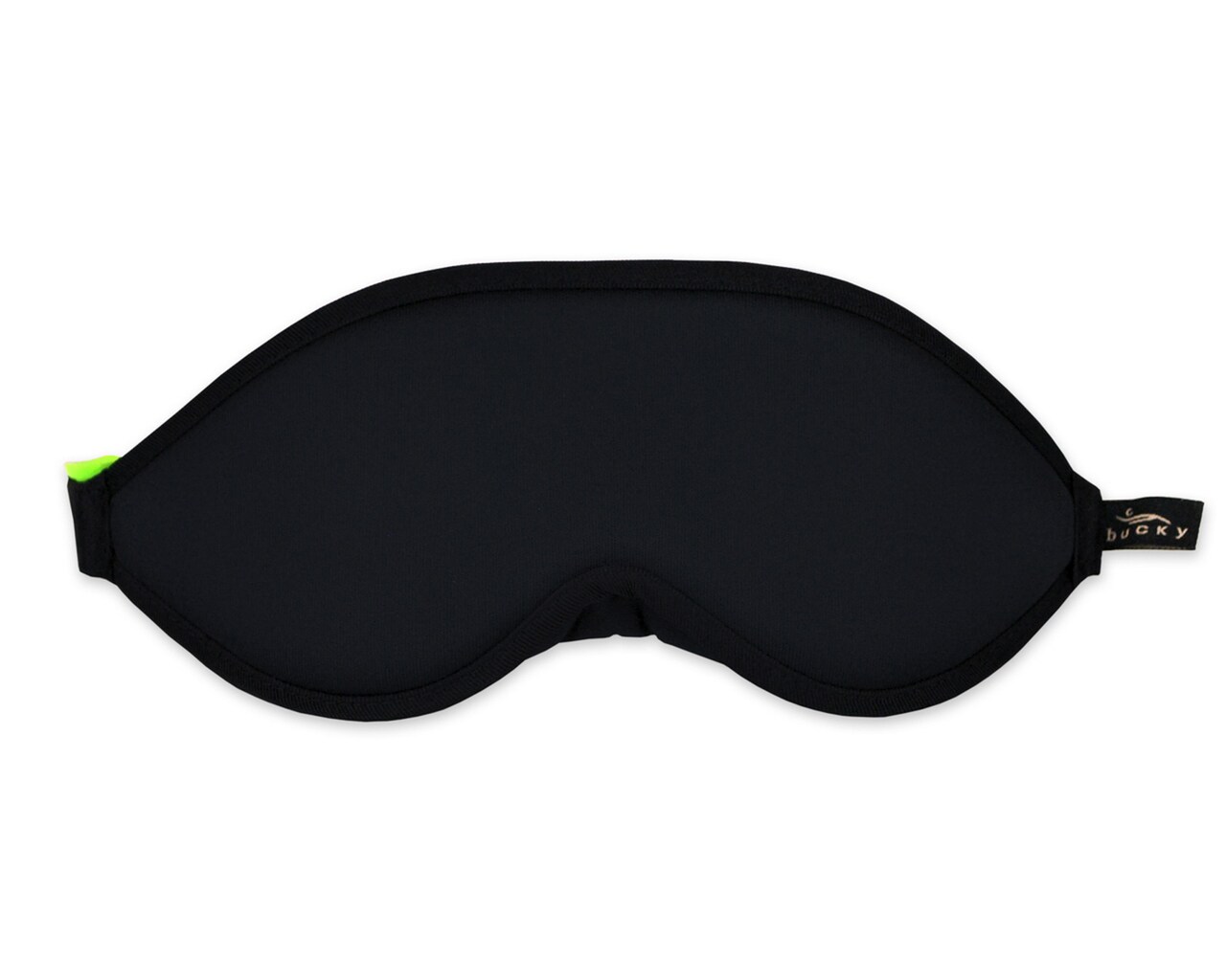 Contemporary Home Living 10.5" Solid Black Personal Accessories Bucky Blockout Shade Sleep Mask